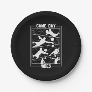 Volleyball-Spieler Game Day Vibes Pappteller