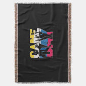 Volleyball-Spieler | Game Day Volleyball Decke (Vorderseite Vertikal)