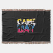 Volleyball-Spieler | Game Day Volleyball Decke (Vorderseite)
