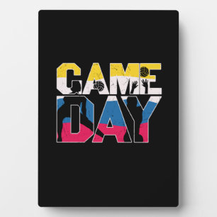 Volleyball-Spieler Game Day Volleyball Fotoplatte