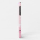 Volleyball-Spieler-Girl-Sparkeil rosa Muster Case-Mate iPhone Hülle (Hinten/Links)