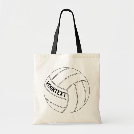 Volleyball Spieler - Handle-Bag für benutzerdefini Tragetasche (Vorne)