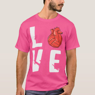 Volleyball-Spieler Herz Liebe Volleyball Beach Vol T-Shirt