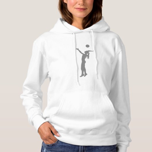Volleyball-Spieler Hoodie (Vorderseite)