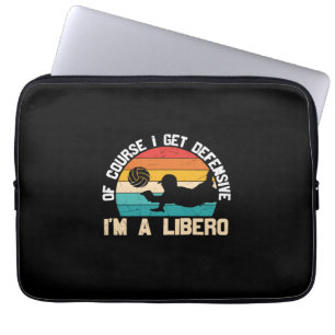 Volleyball-Spieler Ich bin ein Libero Laptopschutzhülle
