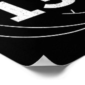 Volleyball Spieler Jersey Nummer dreizehn Grafik Poster (Ecke)