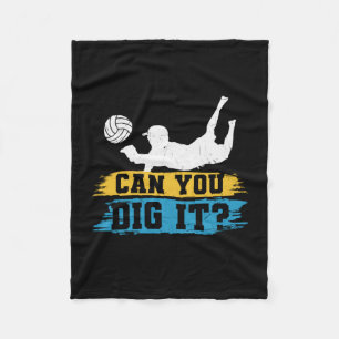 Volleyball-Spieler   Kannst du es machen? Fleecedecke
