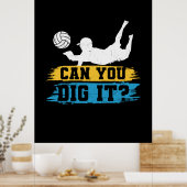 Volleyball-Spieler | Kannst du es machen? Poster (Küche)
