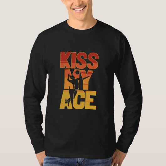 Volleyball-Spieler | Kiss My Ace T-Shirt (Vorderseite)