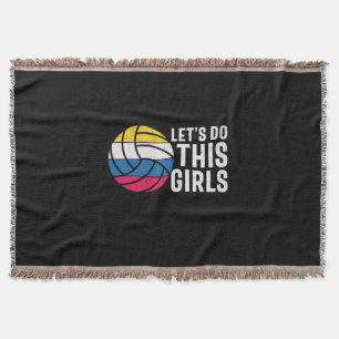 Volleyball-Spieler   Lass Do This Girls Decke