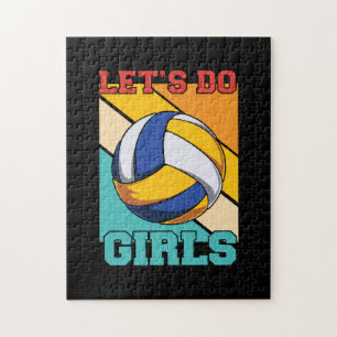 Volleyball-Spieler   Lassen Do Volleyball Girls Puzzle