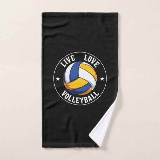 Volleyball-Spieler | Live-Liebe Volleyball Handtuch (Handtuch)