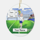 Volleyball-Spieler - Mann Keramikornament (Links)