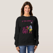 Volleyball Spieler Mannschaft Eiscreme, wenn Sie e Sweatshirt (Vorne ganz)