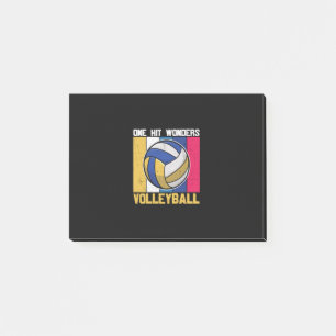 Volleyball-Spieler   One Hit Wonders Volleyball Post-it Klebezettel