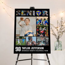 Volleyball Spieler Senior Sports Team FotoCollage