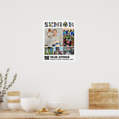 Volleyball Spieler Senior Sports Team FotoCollage Poster (Küche)