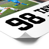 Volleyball Spieler Senior Sports Team FotoCollage Poster (Ecke)