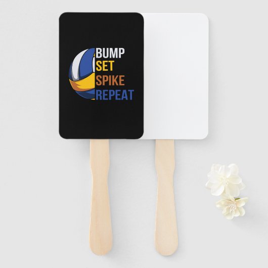 Volleyball-Spieler | Set Spike Wiederholung Fächer (Vorne und Hinten)