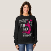 Volleyball-Spieler-Spike Sweatshirt (Vorne ganz)