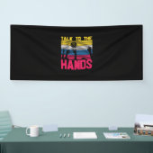 Volleyball-Spieler | Sprechen Sie mit den Händen Banner (Messe)