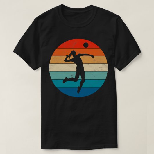 Volleyball-Spieler T-Shirt (Design vorne)