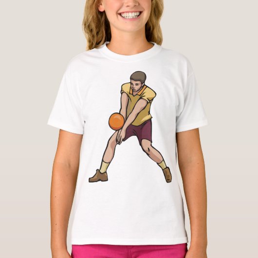 Volleyball-Spieler T-Shirt (Vorderseite)