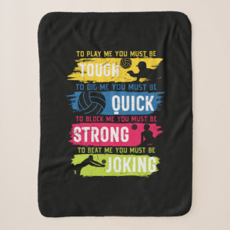Volleyball-Spieler | Tough Quick Strong Sherpadecke
