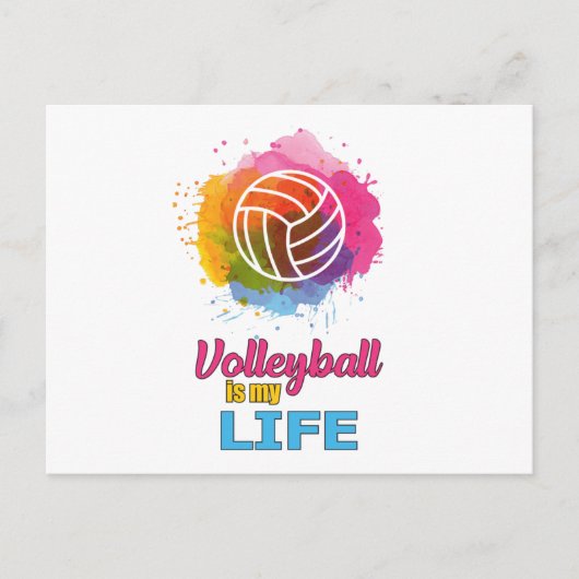 Volleyball Spieler Volleyball Beach Team Geschenki Postkarte (Vorderseite)