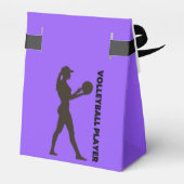 Volleyball-Spieler, Volleyball-Girl-Geschenk Geschenkschachtel (Rückseite)