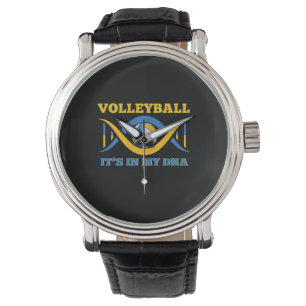 Volleyball-Spieler Volleyball in meiner DNA Armbanduhr