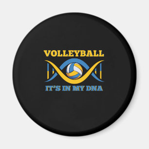 Volleyball-Spieler Volleyball in meiner DNA Magnet