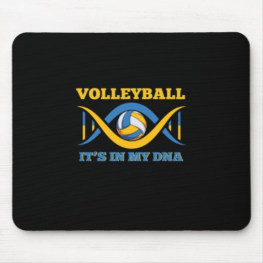 Volleyball-Spieler | Volleyball in meiner DNA Mousepad (Vorne)
