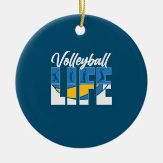 Volleyball-Spieler | Volleyball Keramik Ornament