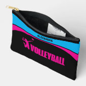 Volleyball-Spieler, Volleyball-Mädchen zum Geburts Zubehörtasche (Offen)