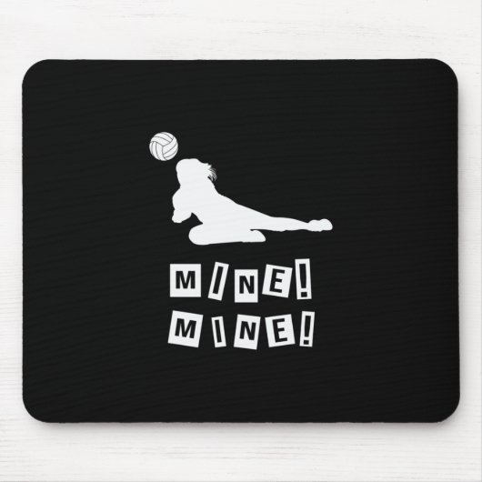 Volleyball-Spieler | Volleyball Mine Mousepad (Vorne)