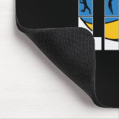 Volleyball-Spieler | Volleyball Mousepad (Ecke)