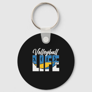 Volleyball-Spieler Volleyball Schlüsselanhänger