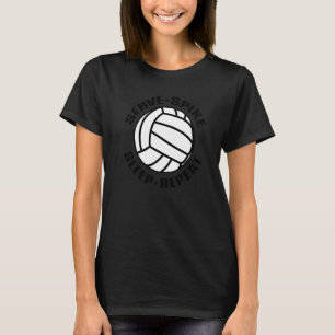 Volleyball Spieler Volleyball Serve Spike Wiederho T-Shirt