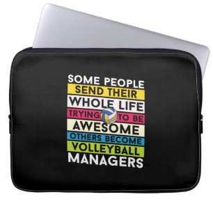 Volleyball-Spieler Volleyballmanager Laptopschutzhülle