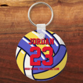 Volleyball Spielerteam Schlüsselanhänger (Vorderseite)