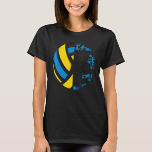 Volleyball Spielerteam Vintag Volleyball 90 Herz T-Shirt