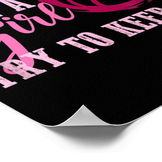 Volleyball spielt wie ein Mädchen, das für Teens N Poster (Ecke)