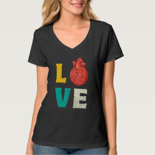 Volleyball Spike Liebe Trainer Fan Volleyball T-Shirt
