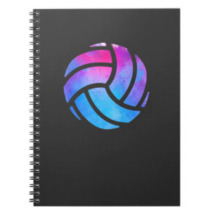 Volleyball-Sport-Fitness-Geschenk Notizblock