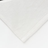 Volleyball 🏐 Sport in Baby Pink, White & Black Fleecedecke (Ecke)