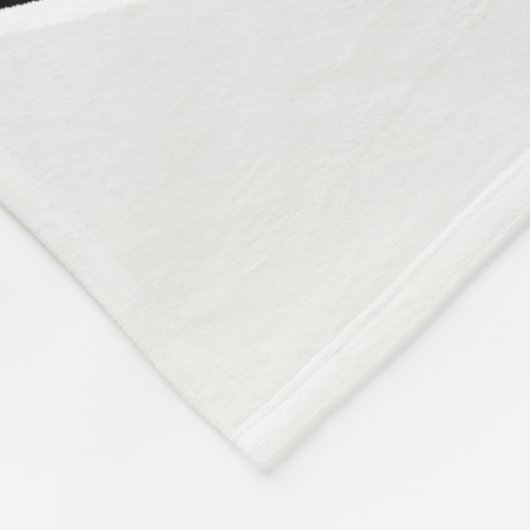 Volleyball 🏐 Sport in Baby Pink, White & Black Fleecedecke (Ecke)