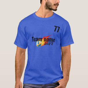 Volleyball Sport Team Kinderspielplatz Chefin Squa T-Shirt