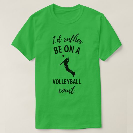 Volleyball Sport Team Spielgeschenk 3 T-Shirt (Design vorne)