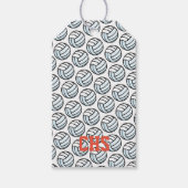 Volleyball Sport Weißes Schwarzes Party Personalis Geschenkanhänger (Vorderseite)